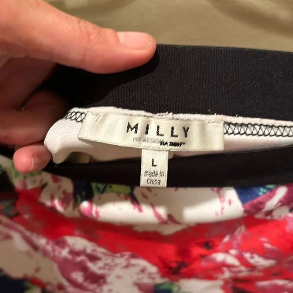 Milly woman's colorful long skirt